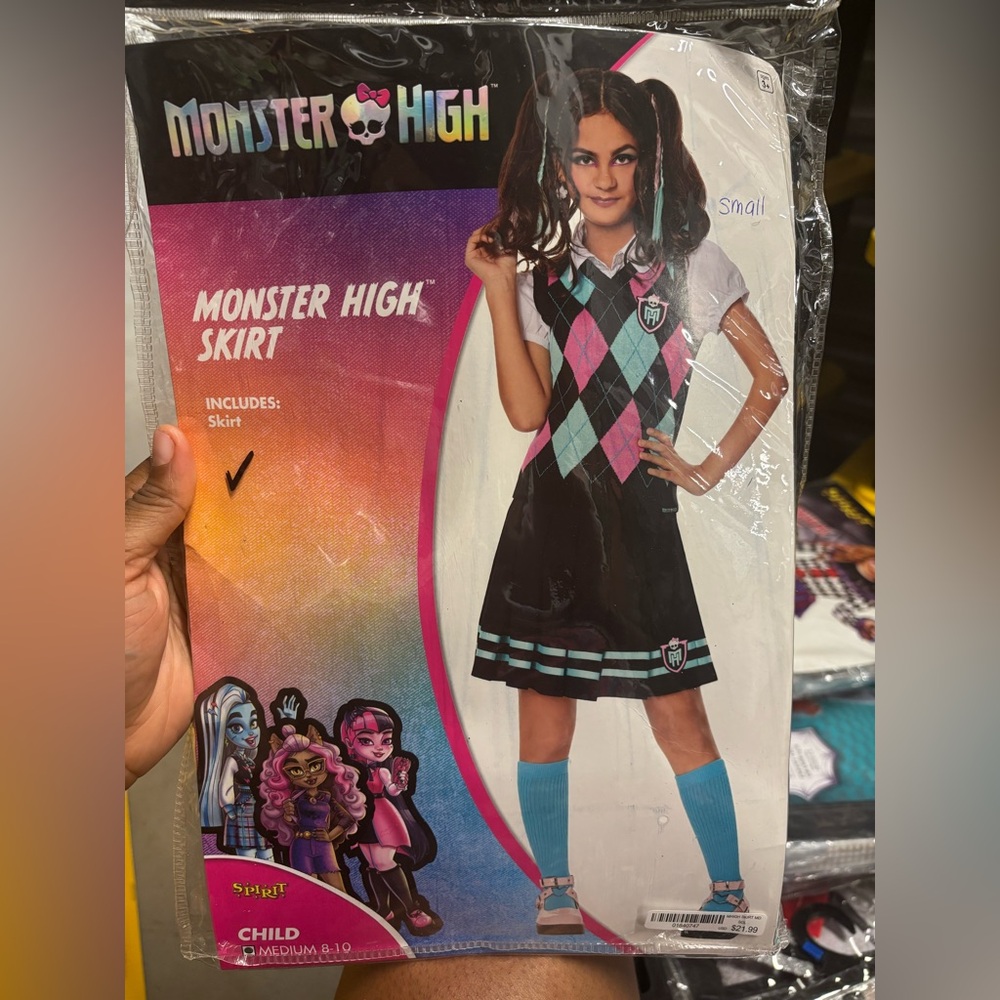 Kids Girls Small Monster High Skirt